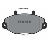 Textar Brake Pads 2146901, Genuine OE Front Full Set of 4, Fits Ford Transit/Tourneo RWD