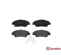 Brembo Brake Pad Set Front With Anti-Squeak Plate Fits Honda CR-Z Insight Jazz