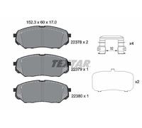 Textar Front Brake Pads fits Kia Sorento Hyundai Santa Fe 2237801