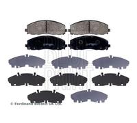 Front Brake Pad Set Fits Lancia Voyager 2.8 2011-2014 Blue Print ADA104268