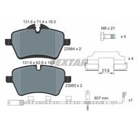 Brake Pads Set 2398407 Front Textar 2289146 34112289146