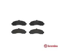 Brembo P56031 Brake Pad Set Front With Anti-Squeak Plate Fits Nissan Micra