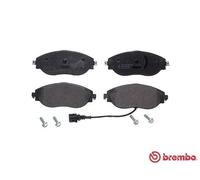 Brembo Brake Pads Set fits VW T-ROC A11 2.0D Front 2017 on 3C0698151E 5QJ698151