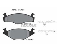 Front Brake Pad Set Fits Seat VW Textar 2088710 1 Year Warranty