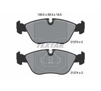 Front Brake Pad Set For Disc Fits Volvo 850 C70 S70 V70 XC70 TEXTAR 2127304