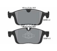 Brake Pads Full Set Of 4 Front 2238601 Textar Volvo