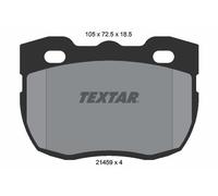 Brake Pads Full Set Of 4 Front 2145901 Textar Land Rover