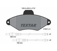 For Citroen Genuine OE Textar Brake Pads Full Set Of 4 Front 2163102