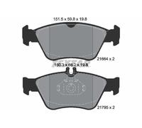 Textar Front Brake Pads fits Mercedes-Benz C-Class E-Class SLK CLK 2166404