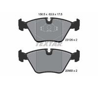 Textar Front Brake Pads fits Jaguar Daimler XJ XJSC XK8 40/81 Vanden Plas
