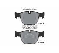 Genuine OE Textar Brake Pads Full Set Of 4 Front With Accessories 2339703