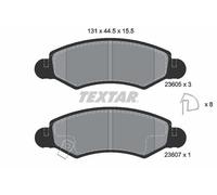 Brake Pads Full Set Of 4 Front 2360501 Textar For Subaru Suzuki Vauxhall