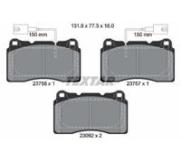 For Alfa Romeo Genuine OE Textar Brake Pads Full Set Of 4 Front 2375603