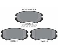 Brake Pads Full Set Of 4 Front 2389101 Textar Hyundai Kia