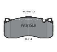Brake Pads Full Set Of 4 Front 2431601 Textar BMW Mini