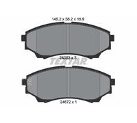 Front Brake Pad Set For Disc Fits Ford Ranger Mazda BT-50 TEXTAR 2435301