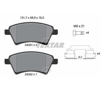 For Fiat Suzuki Genuine OE Textar Brake Pads Full Set Of 4 Front 2439101