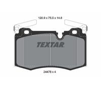Textar 2447801 Front Disc Brake Pad Set Fits Mini