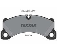 For Porsche Genuine OE Textar Brake Pads Full Set Of 4 Front 2468501