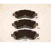 Front Brake Pad Set JAPANPARTS PA-711AF