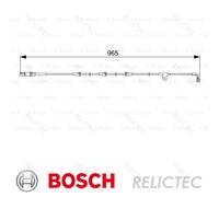 Front Brake Pad Wear Sensor Indicator Wire BMW:E70,E71 E72,X5,X6 34356772008