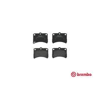 BREMBO Brake pad set P 16 009 with acoustic wear warning without accessories DAIHATSU: CUORE 6