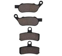 Front Brake Pads Compatible With FLSTSB For Softail For Cross For Bones For FXCWC For Rocker C 2008 2009 2010 2011 Front And Rear Motorcycle Brake Pad Discs