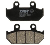 Trw Allround Organic Standard Honda Cbr 1000 F 88 Front Brake Pads Black