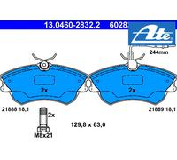ATE 13.0460-2832.2 Brake pad set