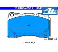 FRONT BRAKE PADS SET 13.0460-4855.2 ATE I