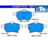 Brake pads 13.0460-7173.2 ATE for SAAB OPEL