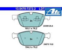 ATE 13.0470-7272.2 Brake pad set