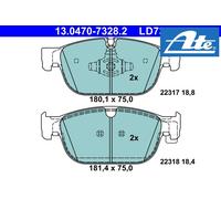 ATE 13.0470-7328.2 Brake pad set