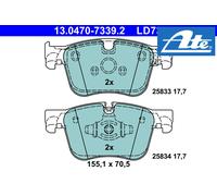 ATE 13.0470-7339.2 Brake pad set