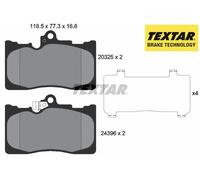 FRONT BRAKE PADS SET 2032501 TEXTAR I