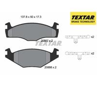 FRONT BRAKE PADS SET 2088708 TEXTAR I