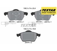 FRONT BRAKE PADS SET 2301802 TEXTAR I