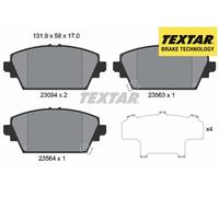 FRONT BRAKE PADS SET 2309401 TEXTAR I