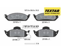 FRONT BRAKE PADS SET 2319303 TEXTAR I