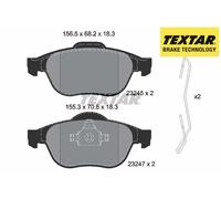 FRONT BRAKE PADS SET 2324502 TEXTAR I