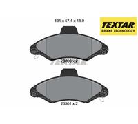 FRONT BRAKE PADS SET 2330002 TEXTAR I