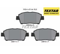 FRONT BRAKE PADS SET 2351002 TEXTAR I