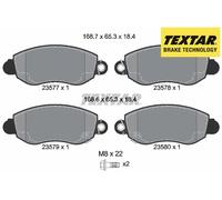 FRONT BRAKE PADS SET 2357701 TEXTAR I