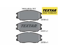 FRONT BRAKE PADS SET 2372601 TEXTAR I