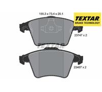 FRONT BRAKE PADS SET 2374702 TEXTAR I