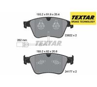 FRONT BRAKE PADS SET 2382201 TEXTAR I