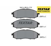 FRONT BRAKE PADS SET 2397001 TEXTAR I