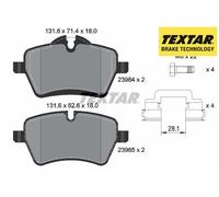 FRONT BRAKE PADS SET 2398404 TEXTAR I