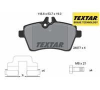 FRONT BRAKE PADS SET 2407701 TEXTAR I
