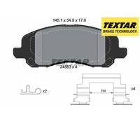 FRONT BRAKE PADS SET 2458301 TEXTAR I